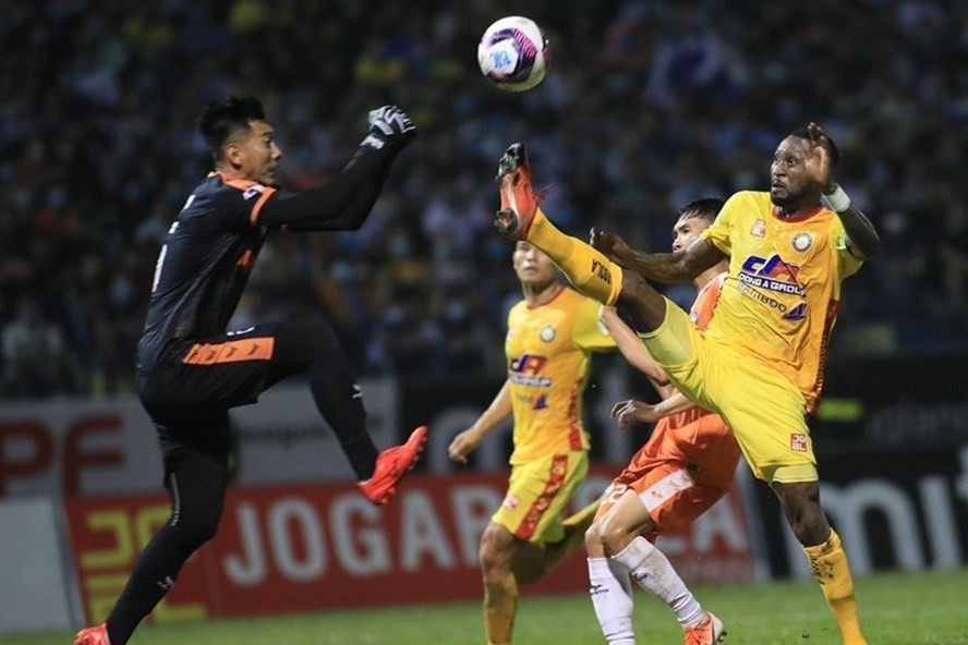 Câu lạc bộ Thanh Hoá tố Samson nói sai sự thật. Ảnh: VPF Câu lạc bộ Thanh Hoá tố Samson nói sai sự thật. Ảnh: VPF