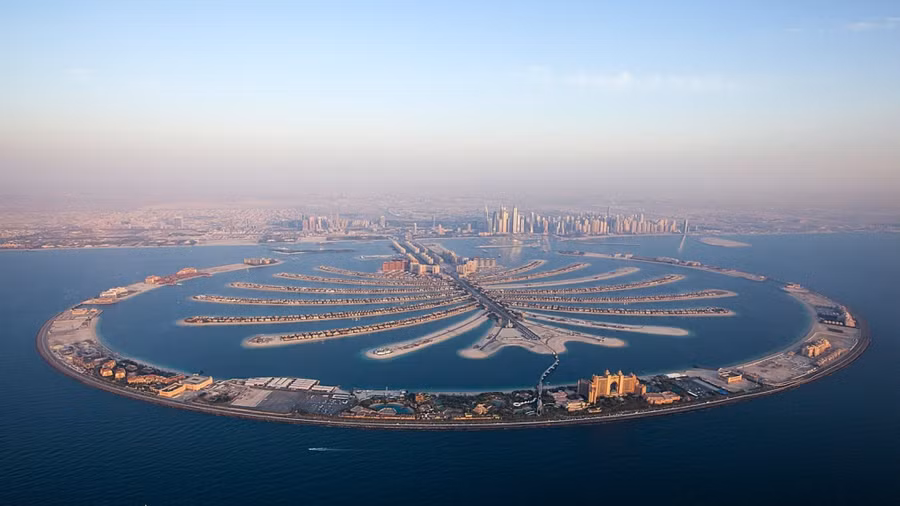  Palm Jumeirah (Dubai, Các tiểu vương quốc Ả Rập thống nhất - UAE): Là một trong những công trình nổi tiếng nhất tại Dubai - Ảnh: Gulf News.
