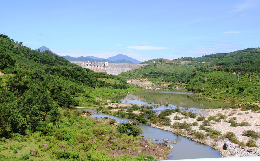 Khu vực thủy điện Sông Tranh 2 nơi xảy ra hai trận động đất. ẢNH: MẠNH CƯỜNG Khu vực thủy điện Sông Tranh 2 nơi xảy ra hai trận động đất. ẢNH: MẠNH CƯỜNG