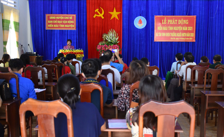 Quang cảnh lễ phát động. Ảnh: Hà Phương