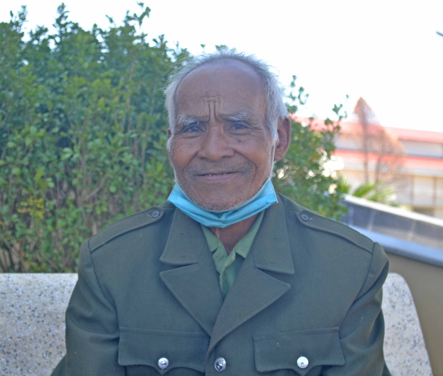 Già làng Hyơng. Ảnh: Hoàng Minh