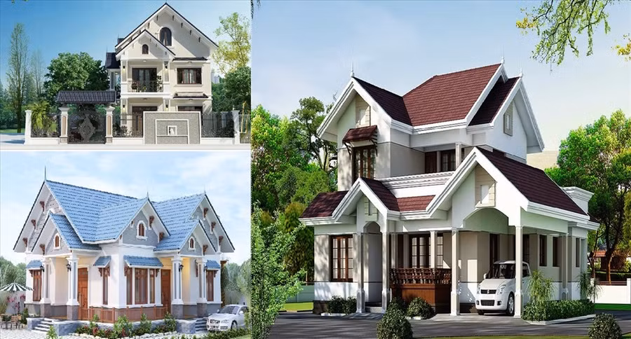 Nhà mái thái cấp 4 đang được nhiều gia đình lựa chọn, bởi sự sang trọng, không gian rộng rãi, đáp ứng đầy đủ nhu cầu của gia chủ. Đồ họa: M.H