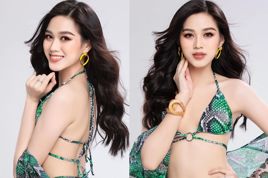 Đỗ Thị Hà từng là một trong những thí sinh sở hữu body nóng bỏng nhất tại cuộc thi Hoa hậu Việt Nam 2020. ẢNH: FBNV