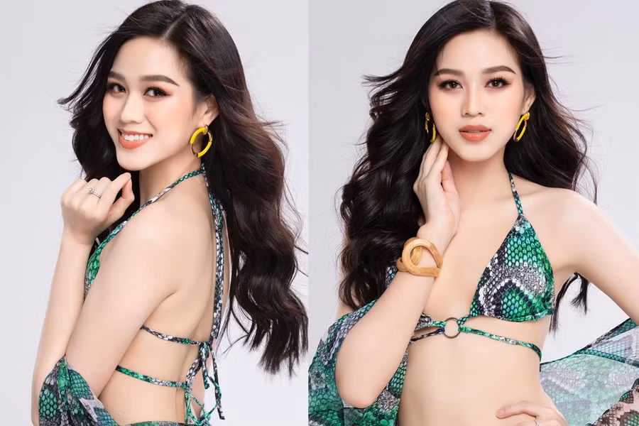 Đỗ Thị Hà từng là một trong những thí sinh sở hữu body nóng bỏng nhất tại cuộc thi Hoa hậu Việt Nam 2020. ẢNH: FBNV