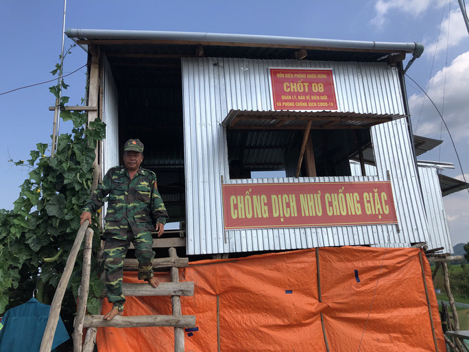 Chốt biên phòng Nhơn Hưng. Ảnh: DUY NHÂN