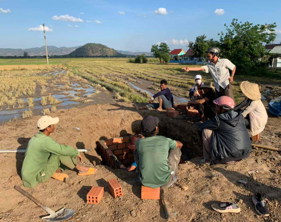 Ngay sau lễ bỏ mả, người mất đã được chôn cất tại khu nghĩa trang của thôn Quý Tân (xã Ia Trok, huyện Ia Pa). Ảnh: Vũ Chi