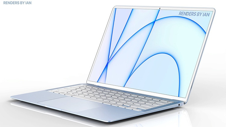 Ý tưởng thiết kế MacBook Air màu xanh được đưa ra bởi Ian Zelbo. ẢNH CHỤP MÀN HÌNH