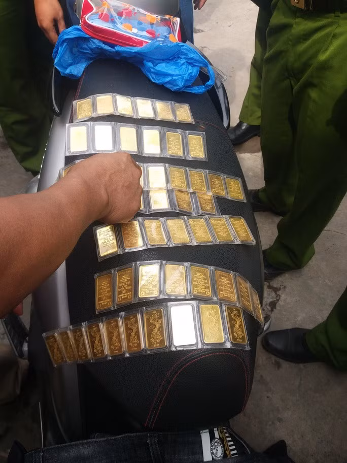  Số vàng mà Tuấn trộm. Ảnh: Công an Trà Vinh
