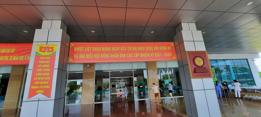 Không khí bầu cử tại Bệnh viện Bệnh Nhiệt đới Trung ương cơ sở 2 Không khí bầu cử tại Bệnh viện Bệnh Nhiệt đới Trung ương cơ sở 2