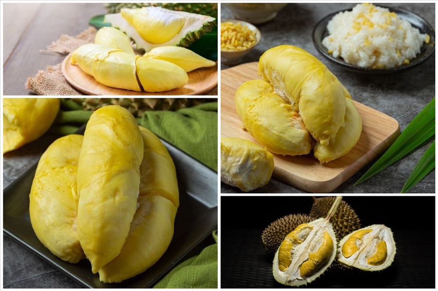 Sầu riêng giúp hỗ trợ sức khỏe của da, mắt và não bằng cách giảm tác hại của các gốc tự do. Đồ hoạ: Minh Thư