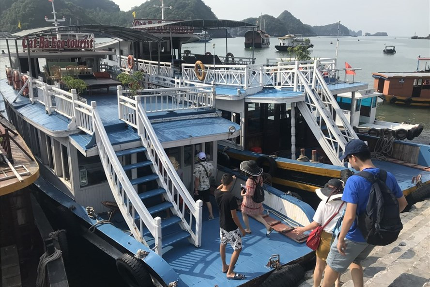 Huyện Cát Hải (Hải Phòng) dừng đón khách du lịch từ 0h ngày 7.5. Ảnh MD