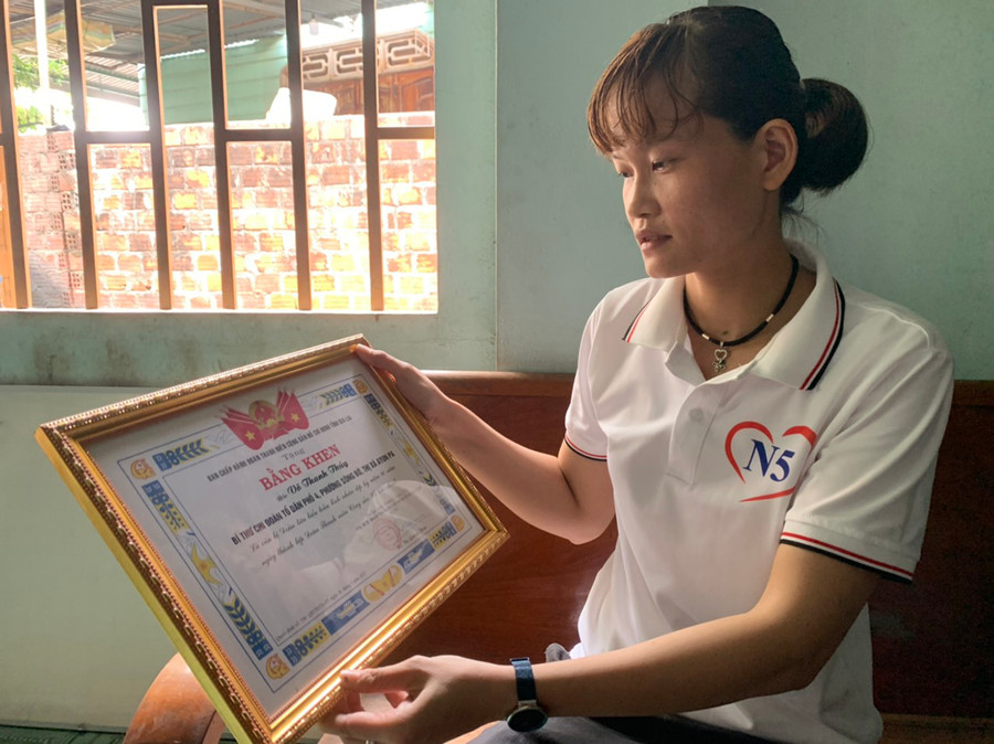 Chị Võ Thanh Thúy. Ảnh: Nguyên Hương Chị Võ Thanh Thúy. Ảnh: Nguyên Hương