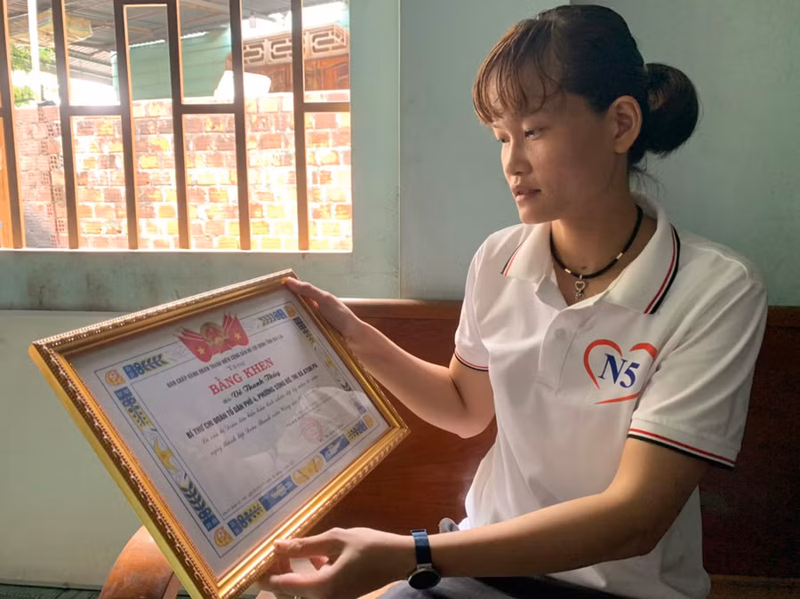 Chị Võ Thanh Thúy. Ảnh: Nguyên Hương