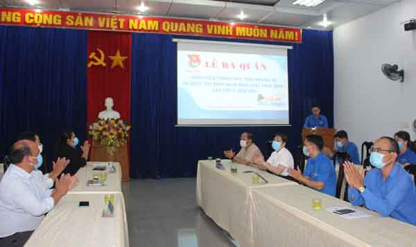 Toàn cảnh lễ ra quân Chiến dịch Thanh niên tình nguyện hè năm 2021. Ảnh Phan Lài