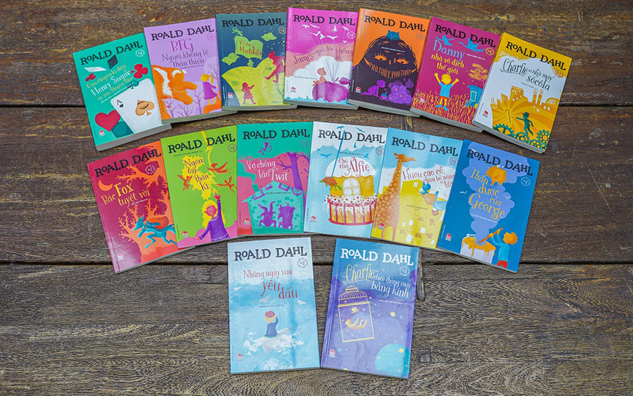 Bộ sách của tác giả Roald Dahl được Kim Đồng tái bản.