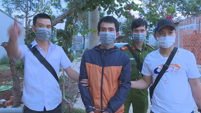 Trần Văn Tí khi bị bắt giữ