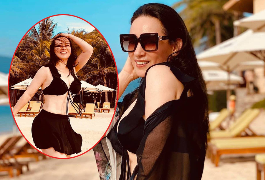 Hình ảnh gợi cảm của Phi Nhung khiến khán giả thích thú. ẢNH: FBNV