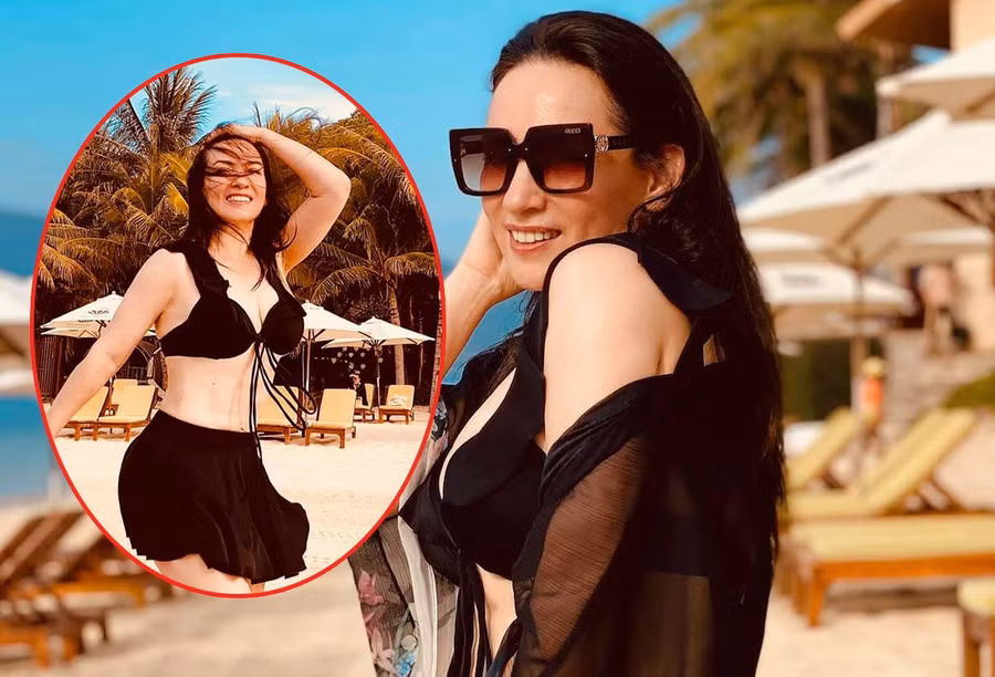 Hình ảnh gợi cảm của Phi Nhung khiến khán giả thích thú. ẢNH: FBNV