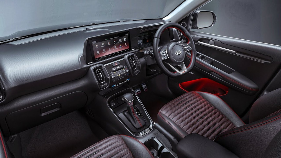 Nội thất KIA Sonet thiết kế bắt mắt không kém mẫu xe đàn anh Seltos Nội thất KIA Sonet thiết kế bắt mắt không kém mẫu xe đàn anh Seltos