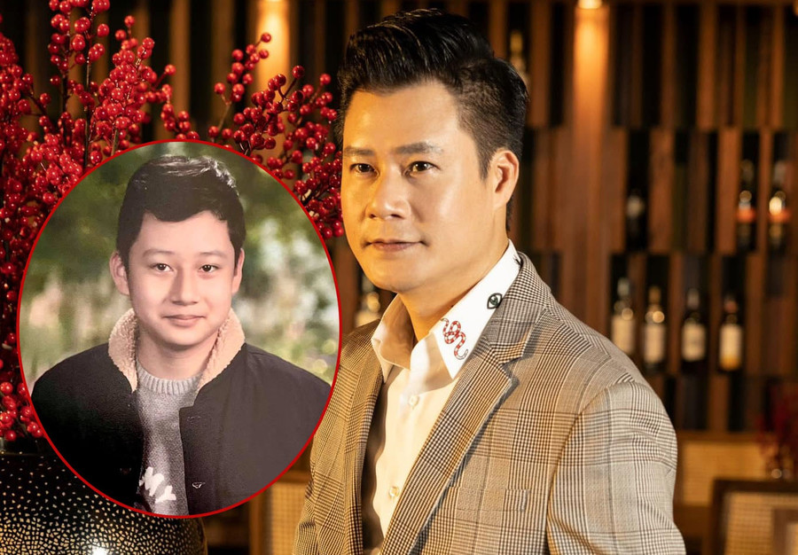Nam ca sĩ thường lấy con trai làm động lực để phấn đấu trong cuộc sống. ẢNH: FBNV