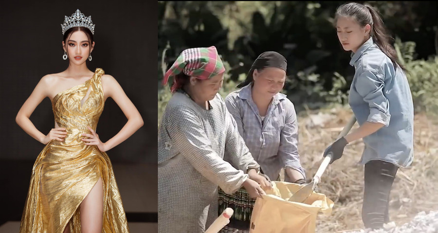 Lương Thùy Linh từng khiến người hâm mộ nức lòng với thành tích Top 12 Miss World 2019. ẢNH: BTC