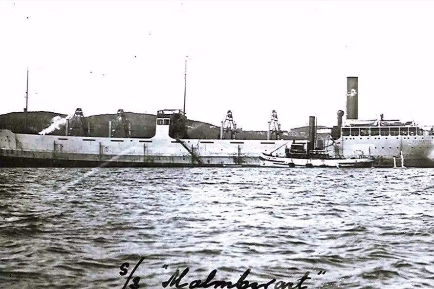  Tàu DS Malmberget mất tích trong một cơn bão năm 1913. Ảnh: Cơ quan Địa chính và Bản đồ Na Uy