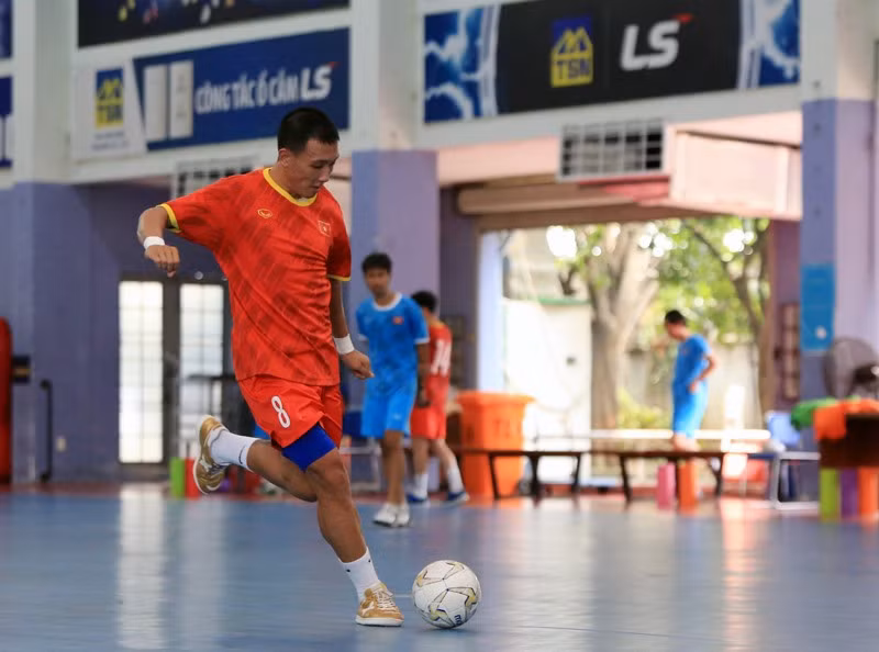 Minh Trí tự tin Việt Nam sẽ giành quyền dự futsal World Cup. Ảnh: VFF