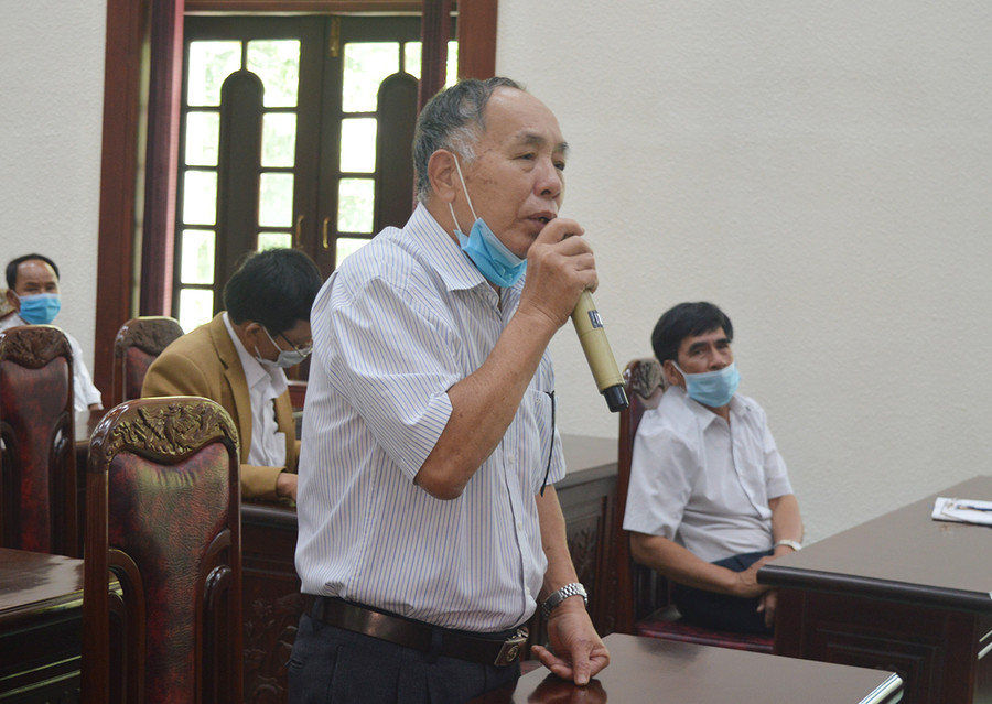  Cử tri Trịnh Quốc Phòng (tổ dân phố 5, phường Ia Kring, TP. Pleiku). Ảnh: Anh HUy