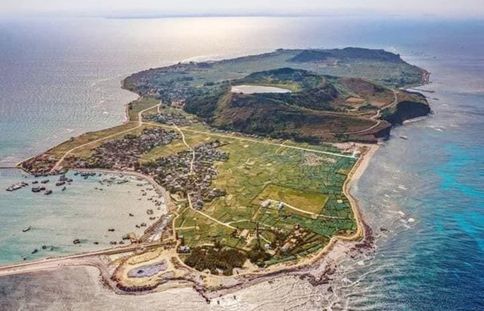 Toàn cảnh đảo Lý Sơn. Ảnh internet