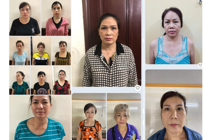 Các đối tượng trong đường dây thầu đề vừa bị Công an quận Ngô Quyền bắt giữ. Các đối tượng trong đường dây thầu đề vừa bị Công an quận Ngô Quyền bắt giữ.