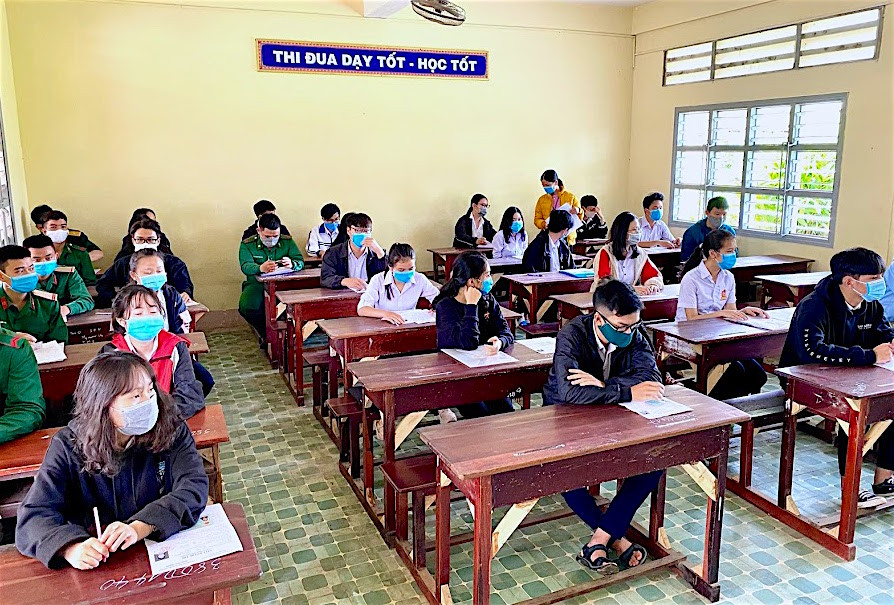 Thí sinh Gia Lai tham gia kỳ thi tốt nghiệp THPT năm 2020. Ảnh: Mộc Trà Thí sinh Gia Lai tham gia Kỳ thi tốt nghiệp THPT năm 2020. Ảnh: Mộc Trà