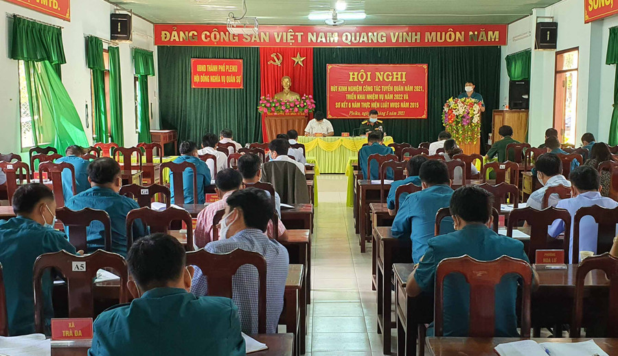 Quang cảnh buổi hội nghị