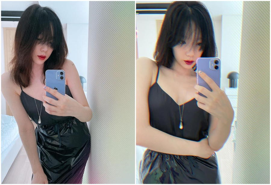 Chủ nhân hit Spark còn không ít lần làm “náo loạn” mạng xã hội với bộ ảnh khoe vẻ quyến rũ tinh tế. Trong một bài đăng hôm 14.5, người đẹp gây sốt với những hình ảnh nóng bỏng dù không lộ quá nhiều da thịt. ẢNH: INSTAGRAM NV