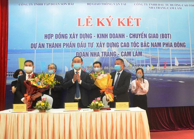 Nhà đầu tư và doanh nghiệp dự án cam kết hoàn thành đúng tiến độ công trình vào năm 2023. (Ảnh: Việt Hùng/Vietnam+)
