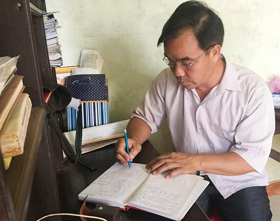 Ông Hoàng Văn Soạn. Ảnh: R'Ô Hok Ông Hoàng Văn Soạn. Ảnh: R'Ô Hok