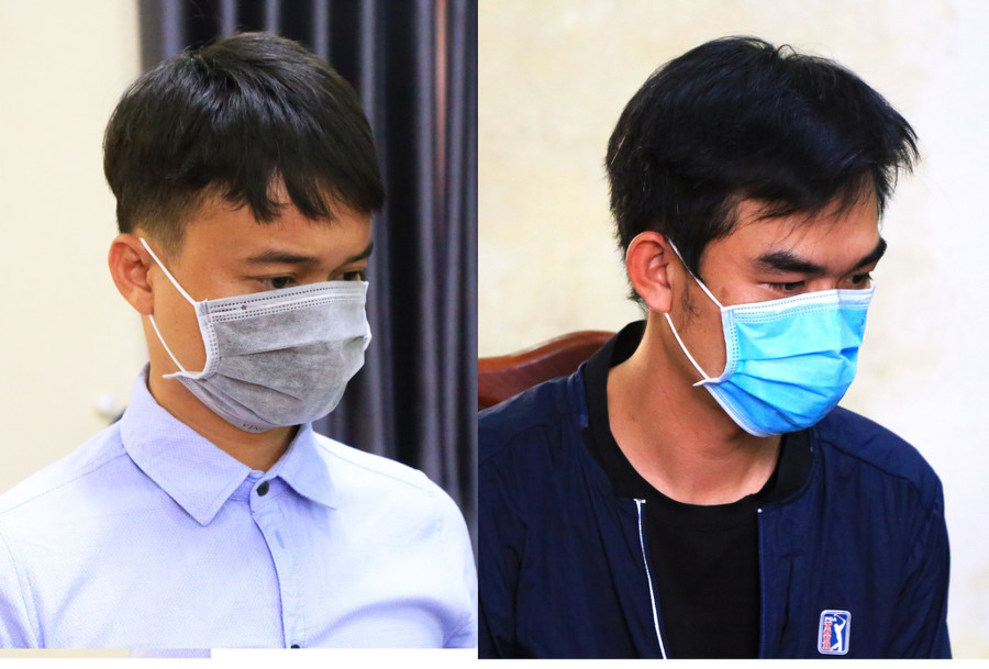 Hai bị can Nguyễn Đình Hùng và Đặng Văn Thành vừa bị khởi tố và bắt giữ - Ảnh: Việt Anh Hai bị can Nguyễn Đình Hùng và Đặng Văn Thành vừa bị khởi tố và bắt giữ - Ảnh: Việt Anh