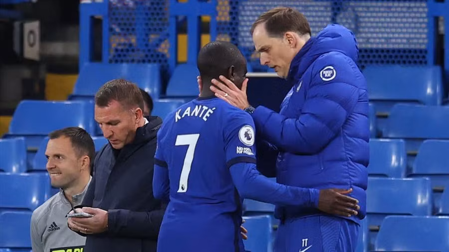 Tuchel có thể mất Kante ở trận đấu quan trọng nhất. Ảnh: AFP.