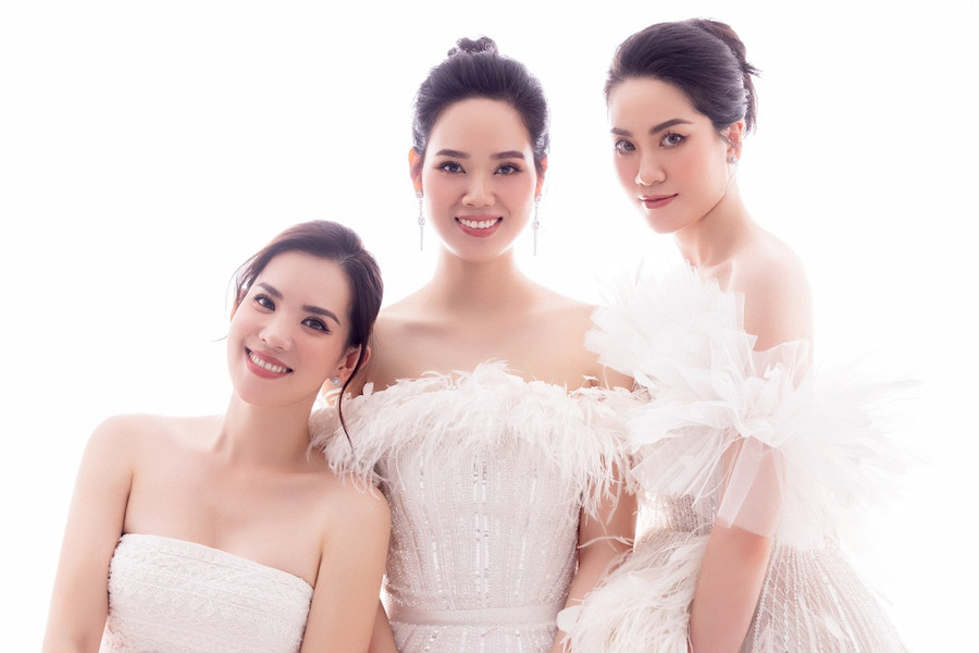 Vì mỗi người đều bận rộn với gia đình và cuộc sống riêng nên top 3 ít có cơ hội tụ họp, nhưng mối quan hệ giữa các người đẹp vẫn rất tốt. ẢNH: MR AT