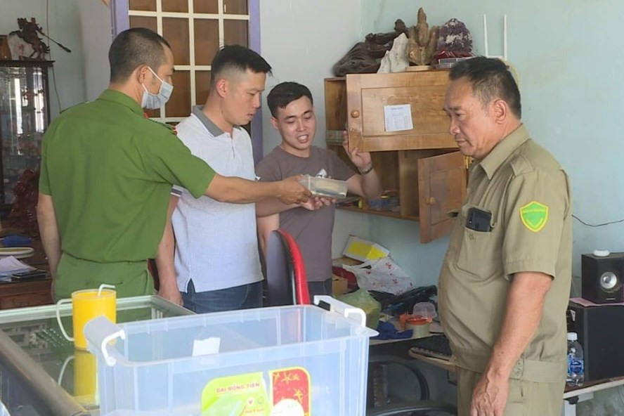 Hiện trường vụ việc. Ảnh: T.X