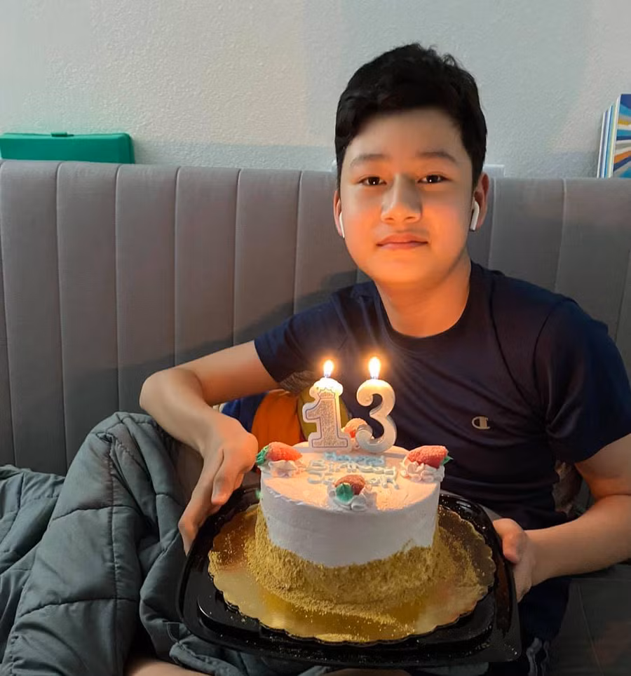 Bảo Nam được ba nhận xét là người sống tình cảm. ẢNH: FBNV