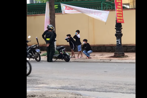 Vi phạm luật giao thông, 3 em học sinh bị phạt 