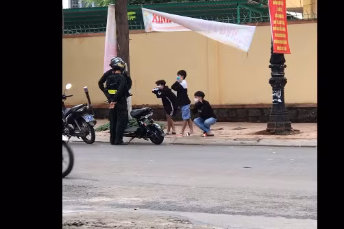 Vi phạm luật giao thông, 3 em học sinh bị phạt 