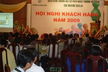 Chi nhánh VCB Gia Lai: Hội nghị khách hàng ảnh 1 Ảnh: Thảo Nguyên