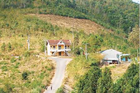  Trung tâm xã Hà Đông. Ảnh: Thanh Phong