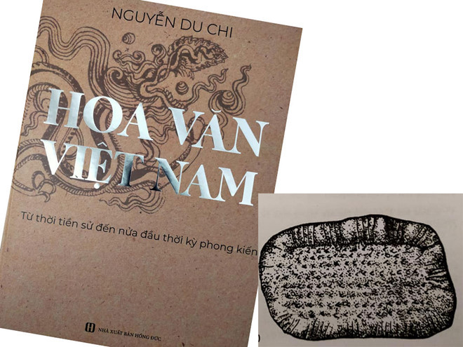 Bìa sách và một hoa văn được in trong sách (ảnh nhỏ) - Ảnh: K.M Bìa sách và một hoa văn được in trong sách (ảnh nhỏ) - Ảnh: K.M