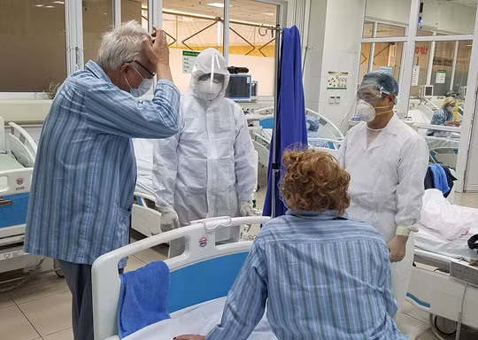 Hầu hết bệnh nhân mắc Covid-19 có sức khoẻ ổn định - Ảnh: Tuấn Dũng