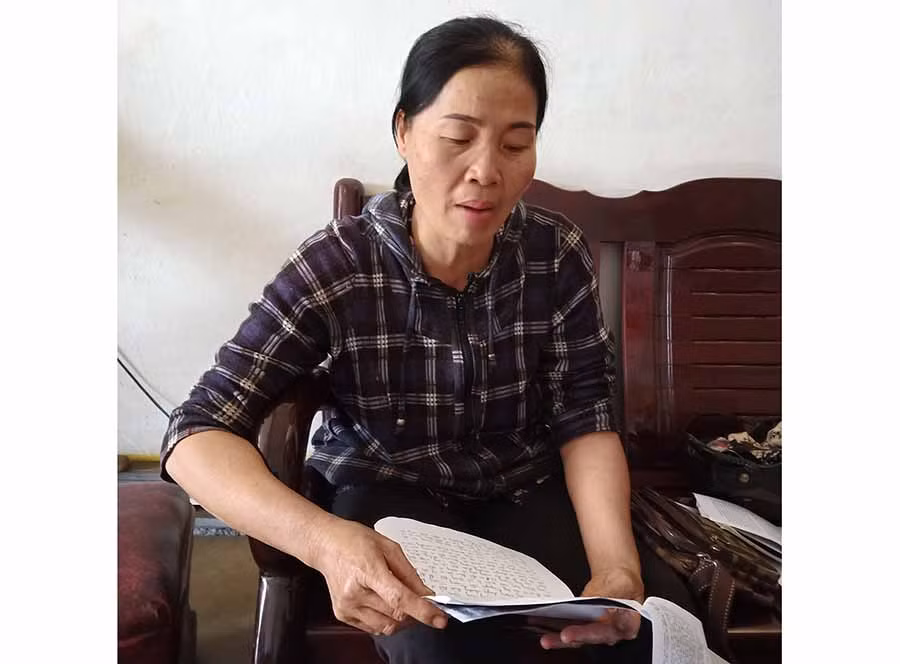 Bà Nguyễn Thị Mạc. Ảnh Hoàng Cư