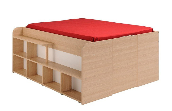 Chiếc giường giúp tiết kiệm tối đa không gian sống. Chiếc giường giúp tiết kiệm tối đa không gian sống.