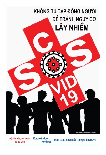 Trong số các tác phẩm dự thi, Hội đồng nghệ thuật đã lựa chọn 14 tác phẩm xuất sắc nhất. Có thể thấy, những nội dung được thể hiện khá ấn tượng trong các bức tranh dự thi chính là những thông điệp rất ý nghĩa về phòng, chống, ngăn chặn và đẩy lùi dịch COVID-19 qua những hình ảnh mang tính đặc trưng của ngôn ngữ nghệ thuật tranh cổ động. Ảnh: BVHTTVDL.