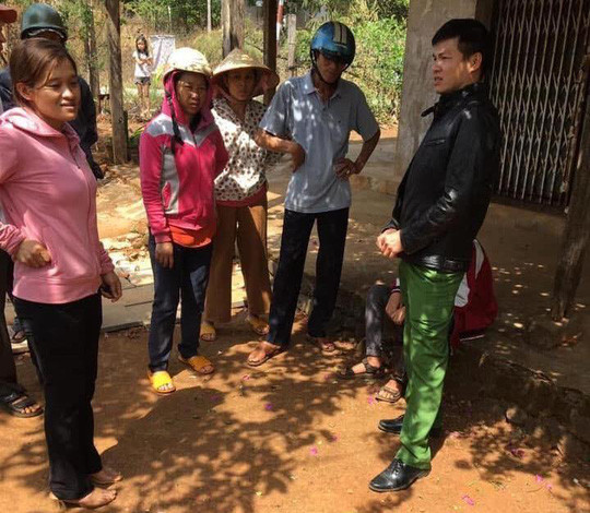 Lực lượng công an có mặt tại hiện trường